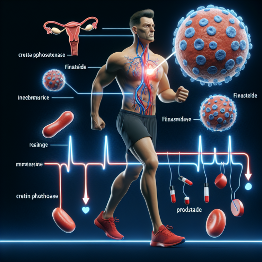 Finastéride et effet sur la créatine phosphokinase post-entraînement