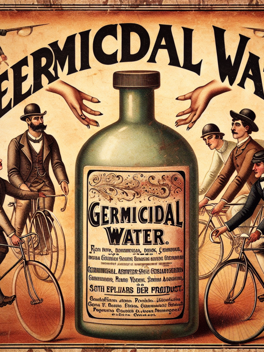 L'Eau Germicide pour le traitement des mains des cyclistes à l'entraînement