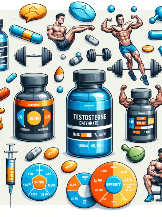 Caractéristiques du dosage de la testostérone énanthate pour différents groupes d'athlètes