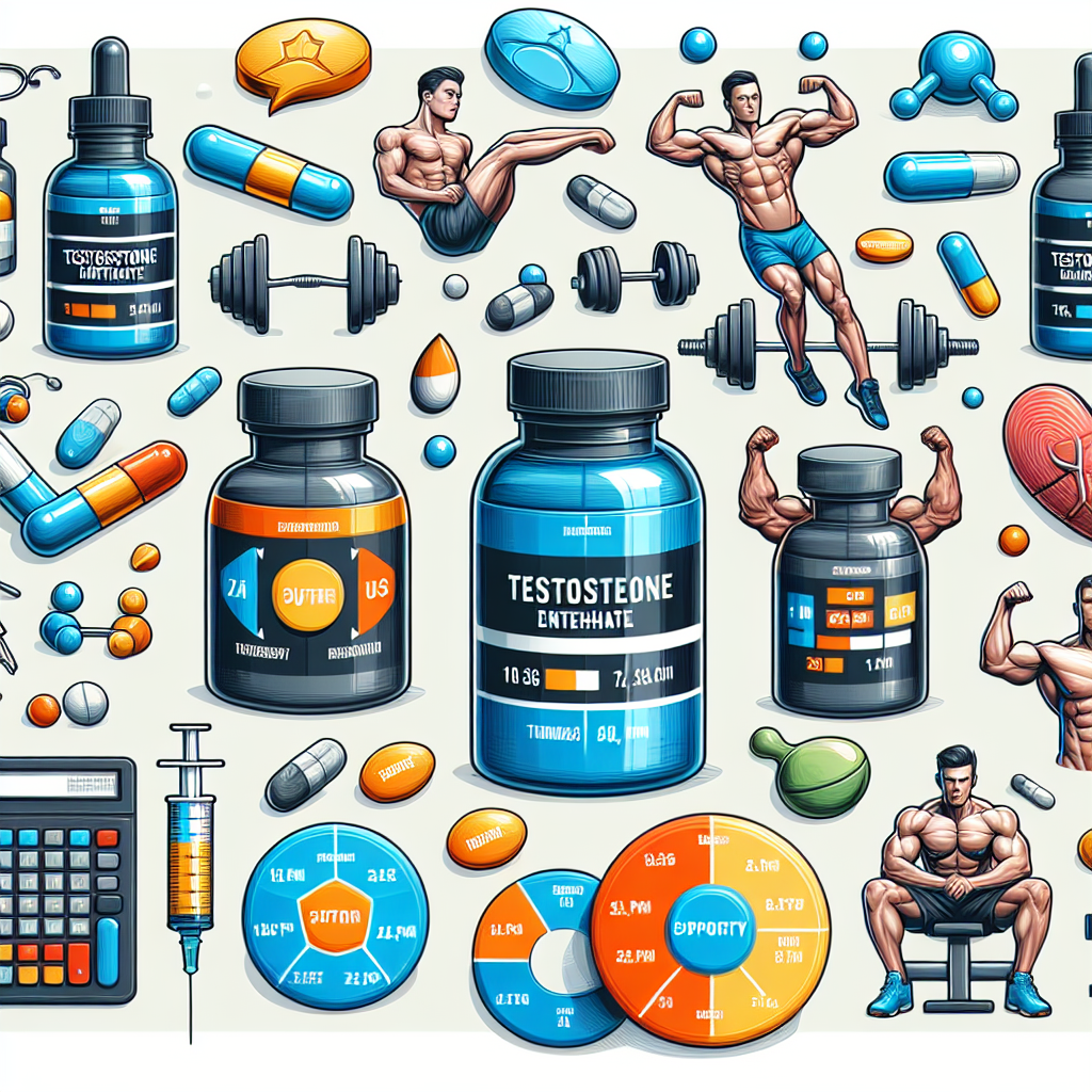 Caractéristiques du dosage de la testostérone énanthate pour différents groupes d'athlètes
