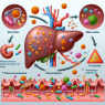 Effet des cycles d'afflux de masse sur le fonctionnement du foie et de ses voies biliaires, et protection pharmacologique