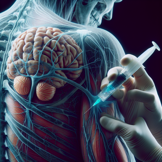 Injection de stanozolol dans le système nerveux central.
