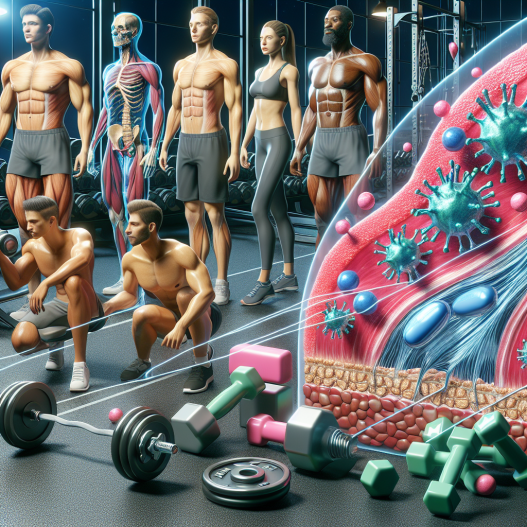 Les peptides pour la santé musculaire chez les athlètes de haut niveau