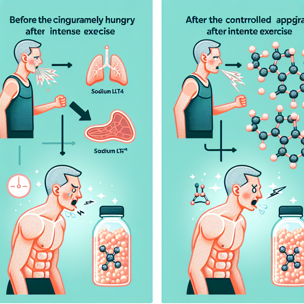 Comment le sodium LT4 influence la faim après un entraînement intense