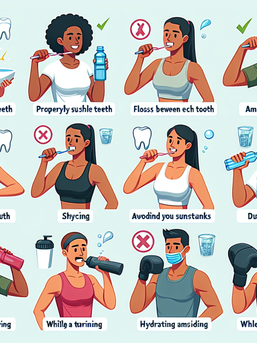 Comment préserver la santé des gencives et des dents lors d'un entraînement intensif