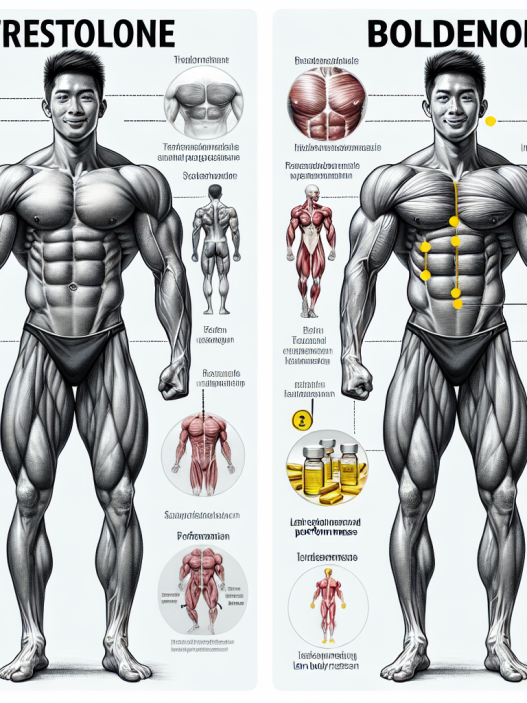 Comparaison de la Trestolone et de la Boldénone en musculation