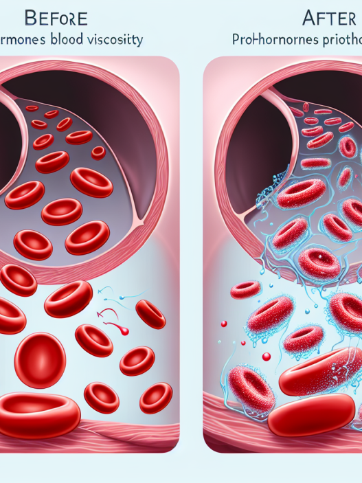 Effet de Prohormon sur la viscosité sanguine