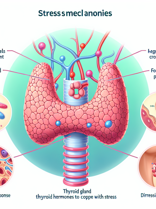 Mécanismes d'adaptation de la glande thyroïde au stress