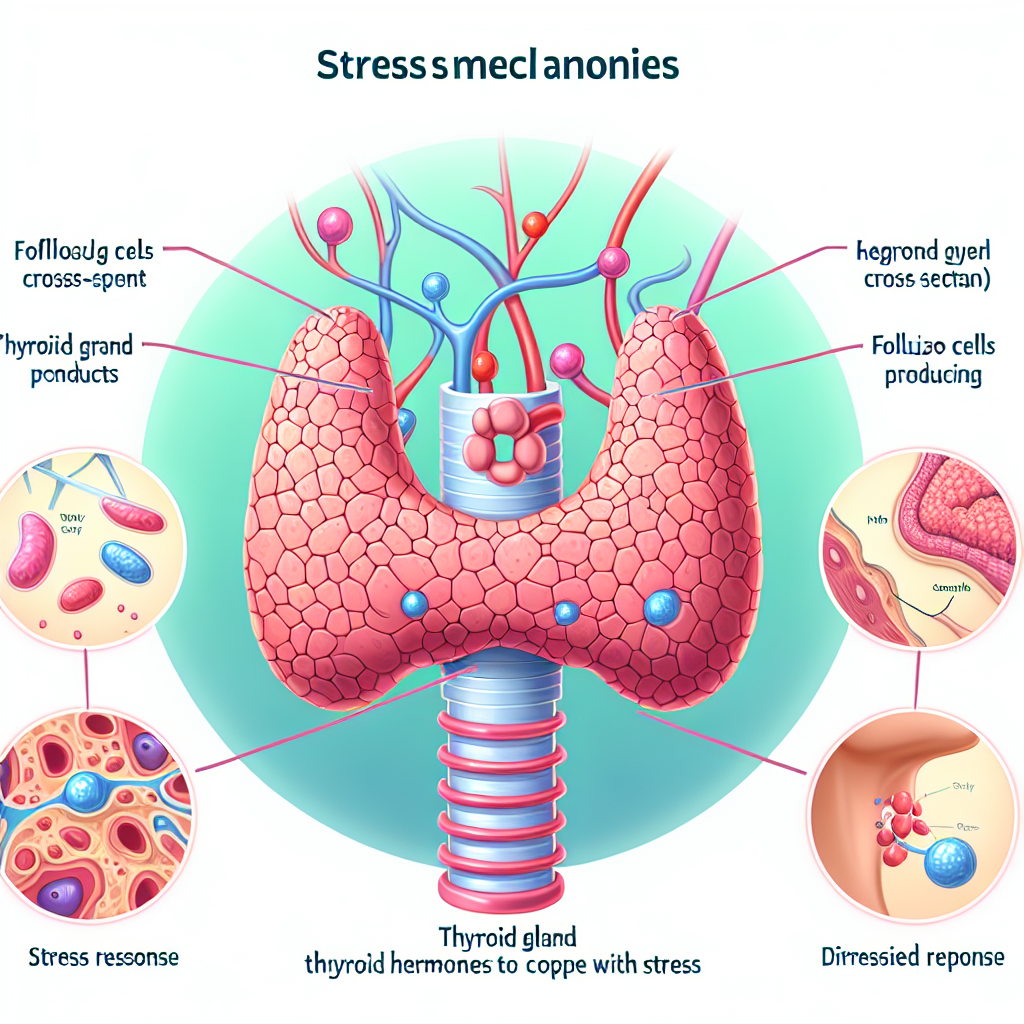 Mécanismes d'adaptation de la glande thyroïde au stress