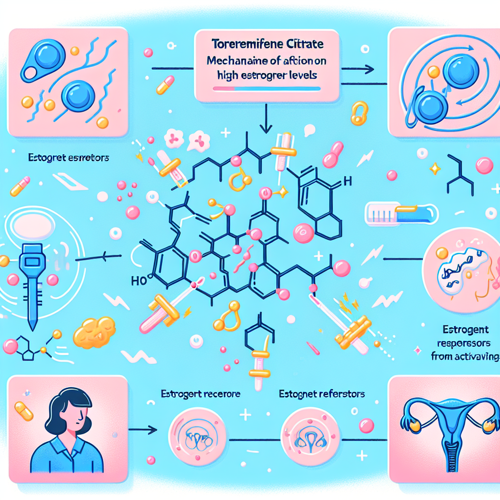 Comment le citrate de torémifène agit-il en cas d'œstradiol élevé ?