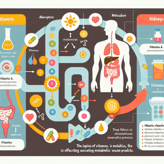 Excrétion des produits de dégradation : l'utilité des vitamines ?