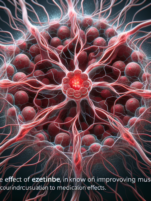 L'effet de l'ézétimibe sur l'amélioration de la microcirculation musculaire.