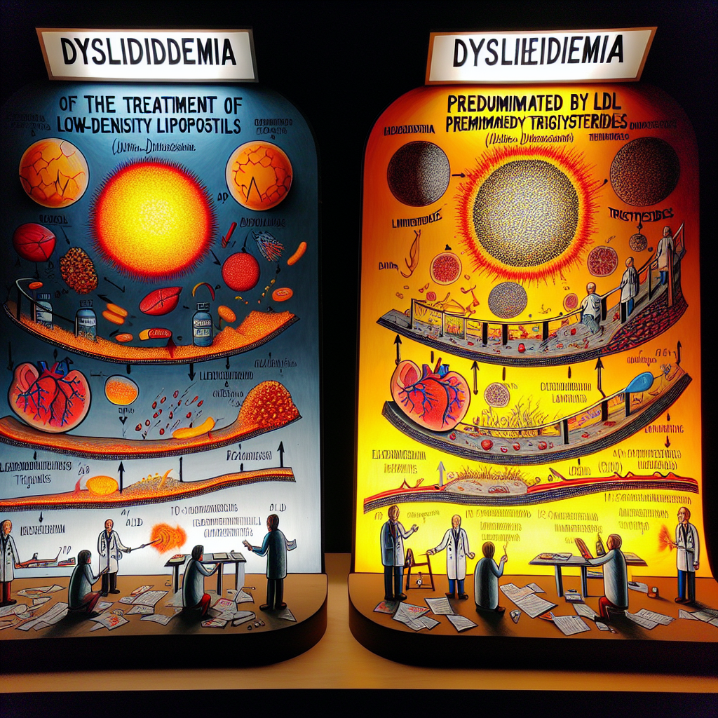 Différences entre le traitement de la dyslipidémie à prédominance LDL et celui de la dyslipidémie à prédominance TG